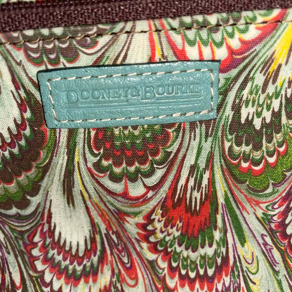 Dooney & Bourke Pebbled Leather Tassel Tote Bag - Picture 9 of 10